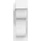 Ekena Millwork Carmel Architectural Grade PVC Outlooker with Block Ends, 7"W X 18"D X 18"H OUTP07X18X18CAR05 - alternate 2